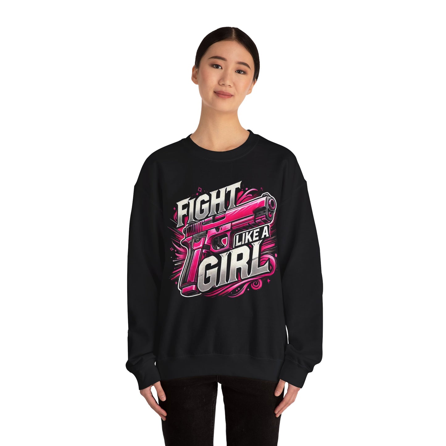 Fight Like a Girl Y2K Sweatshirt