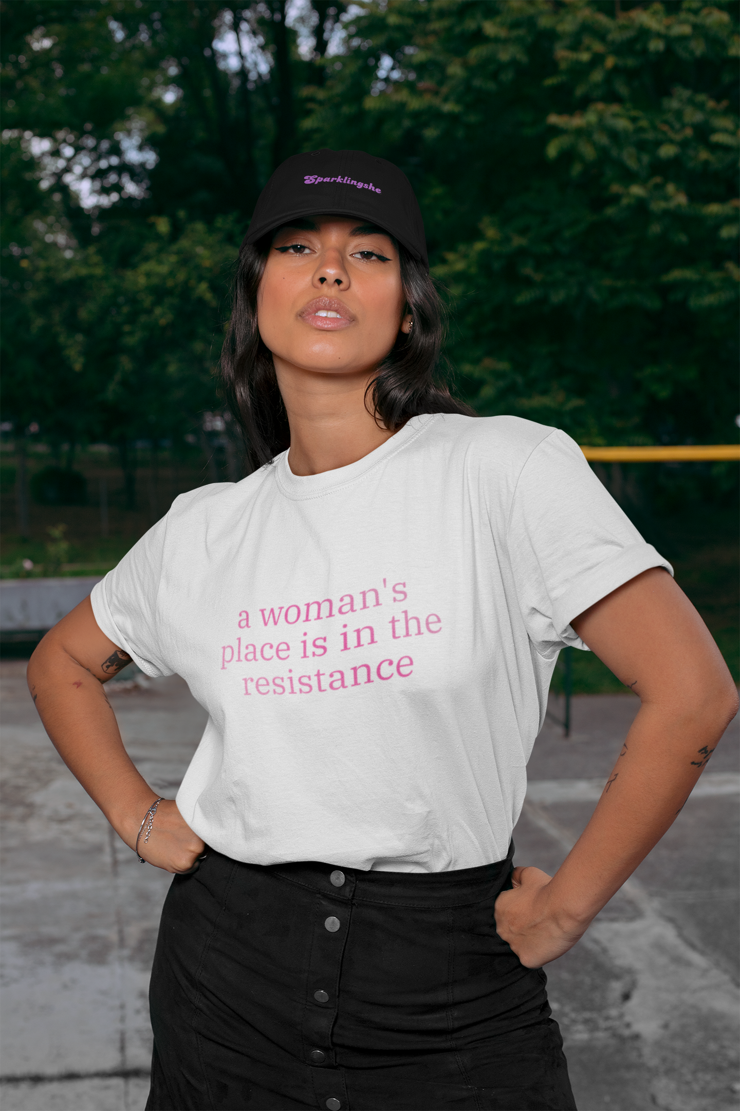 A Woman's Place is in The Resistance T-Shirt